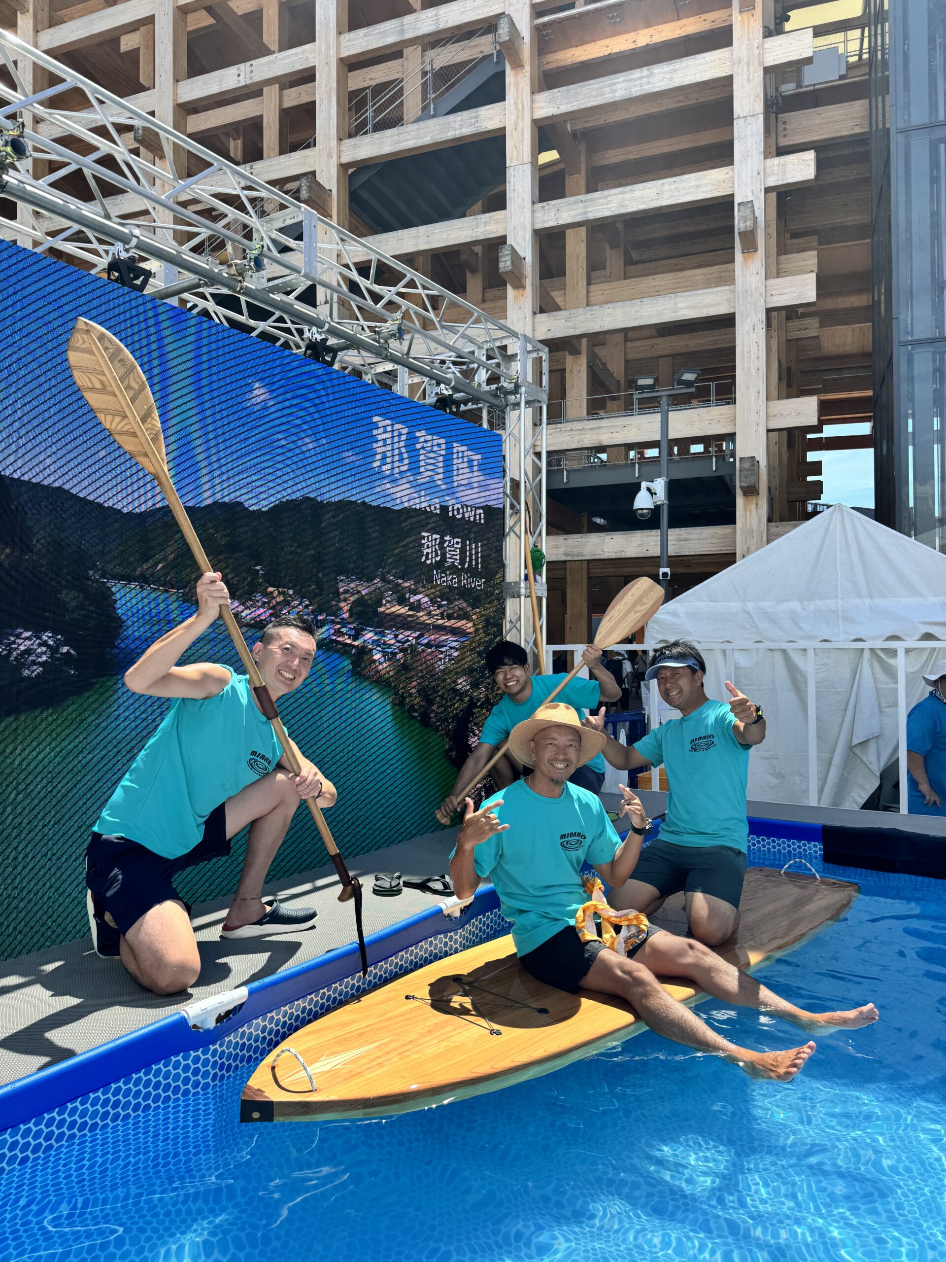 大阪・関西万博で脱炭素な「杉SUP体験イベント」を開催しました！